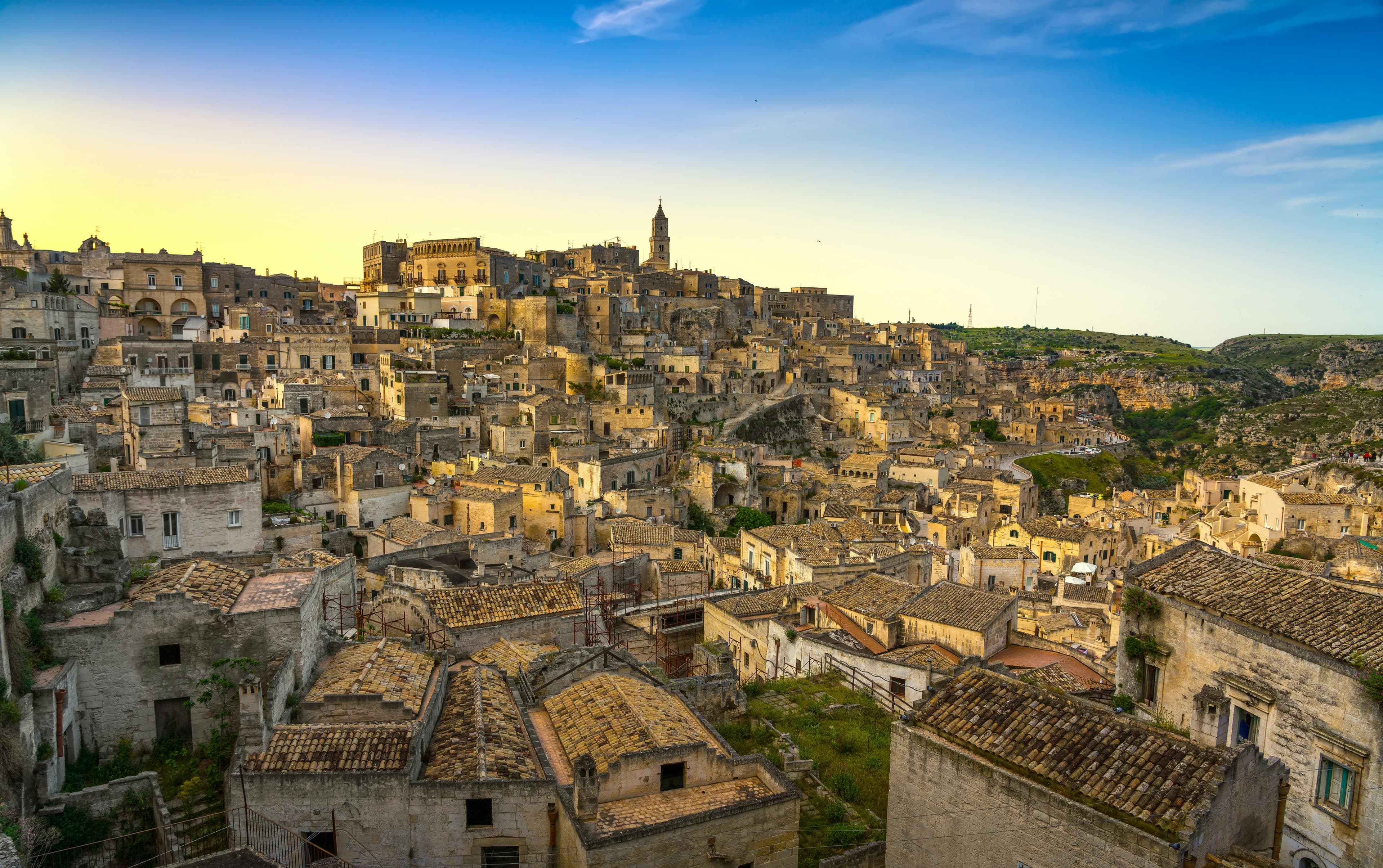 Matera city view