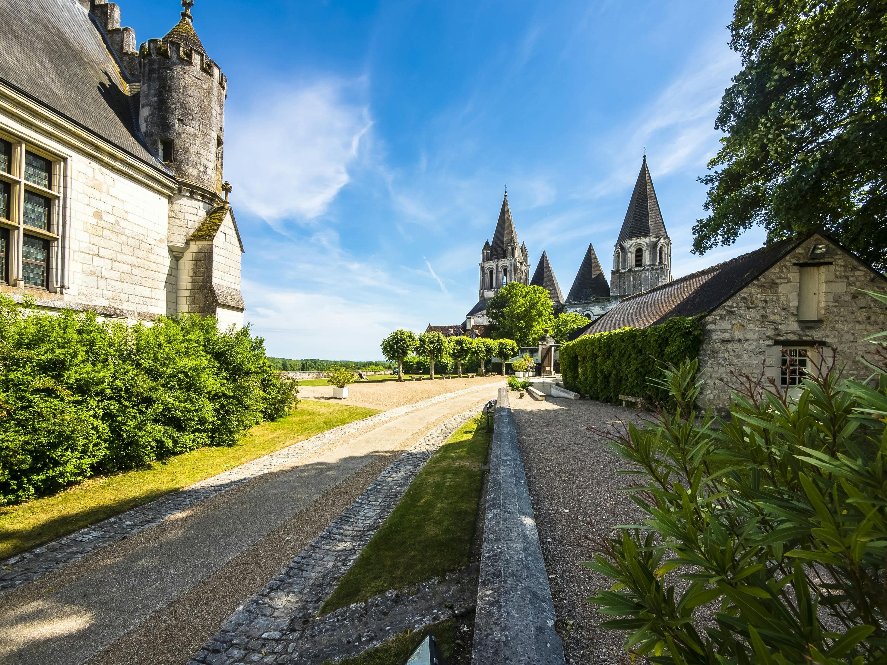 Loches city view