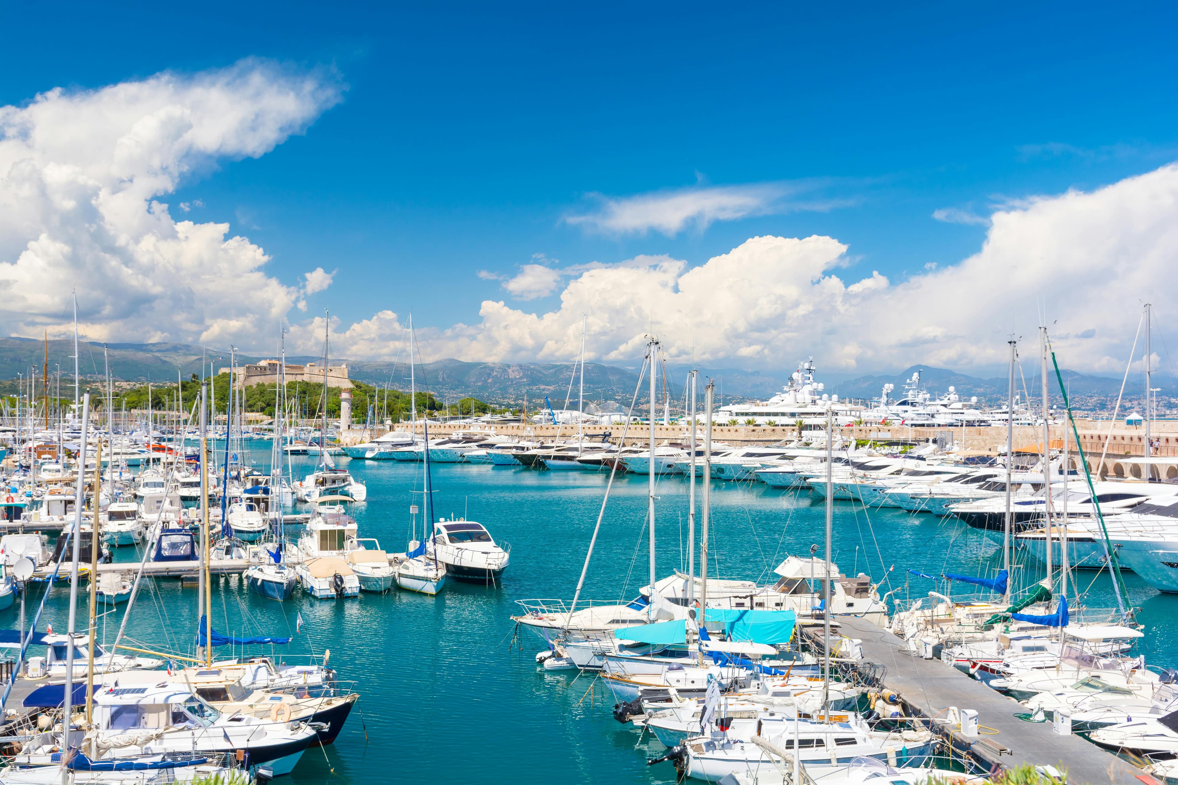 Antibes city view