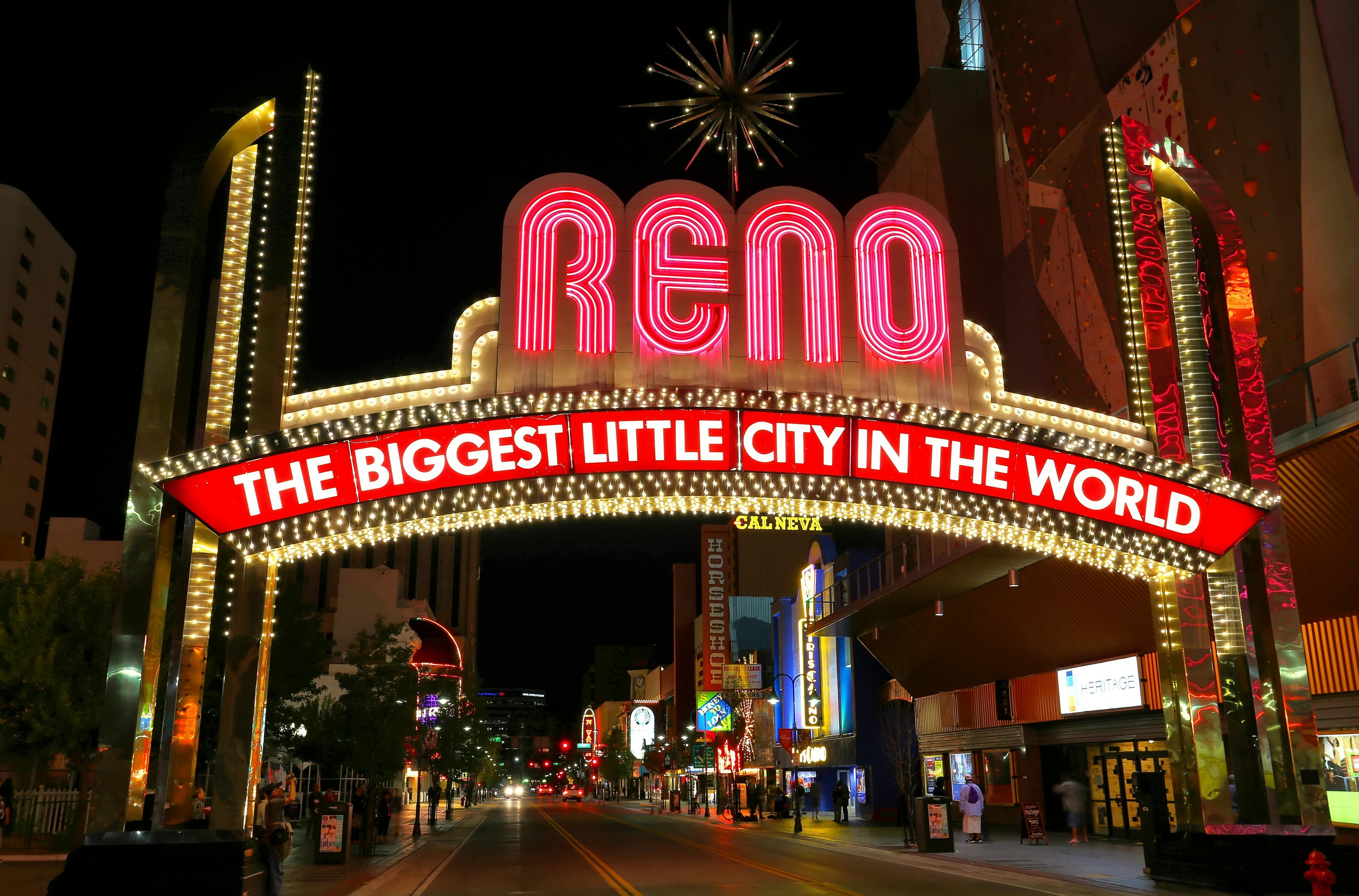 Reno city view