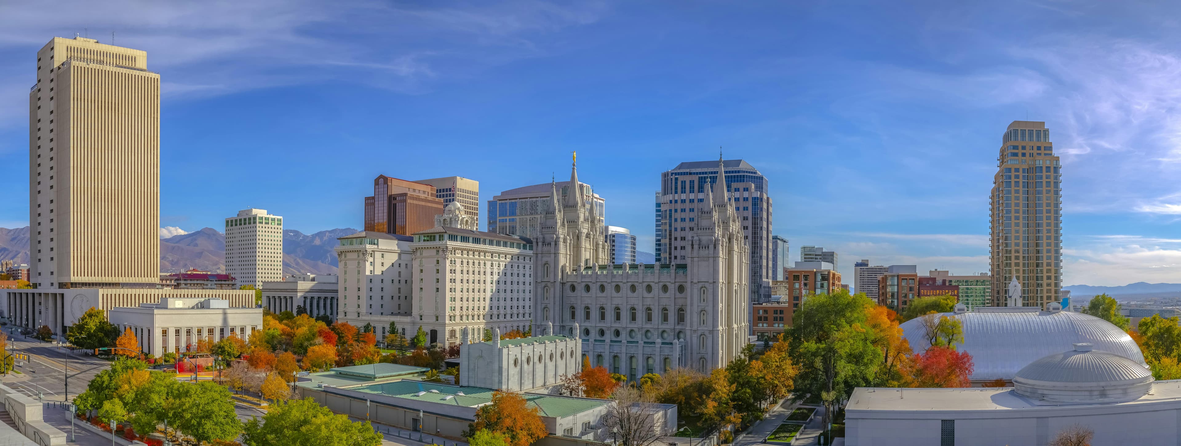 Salt Lake City city view