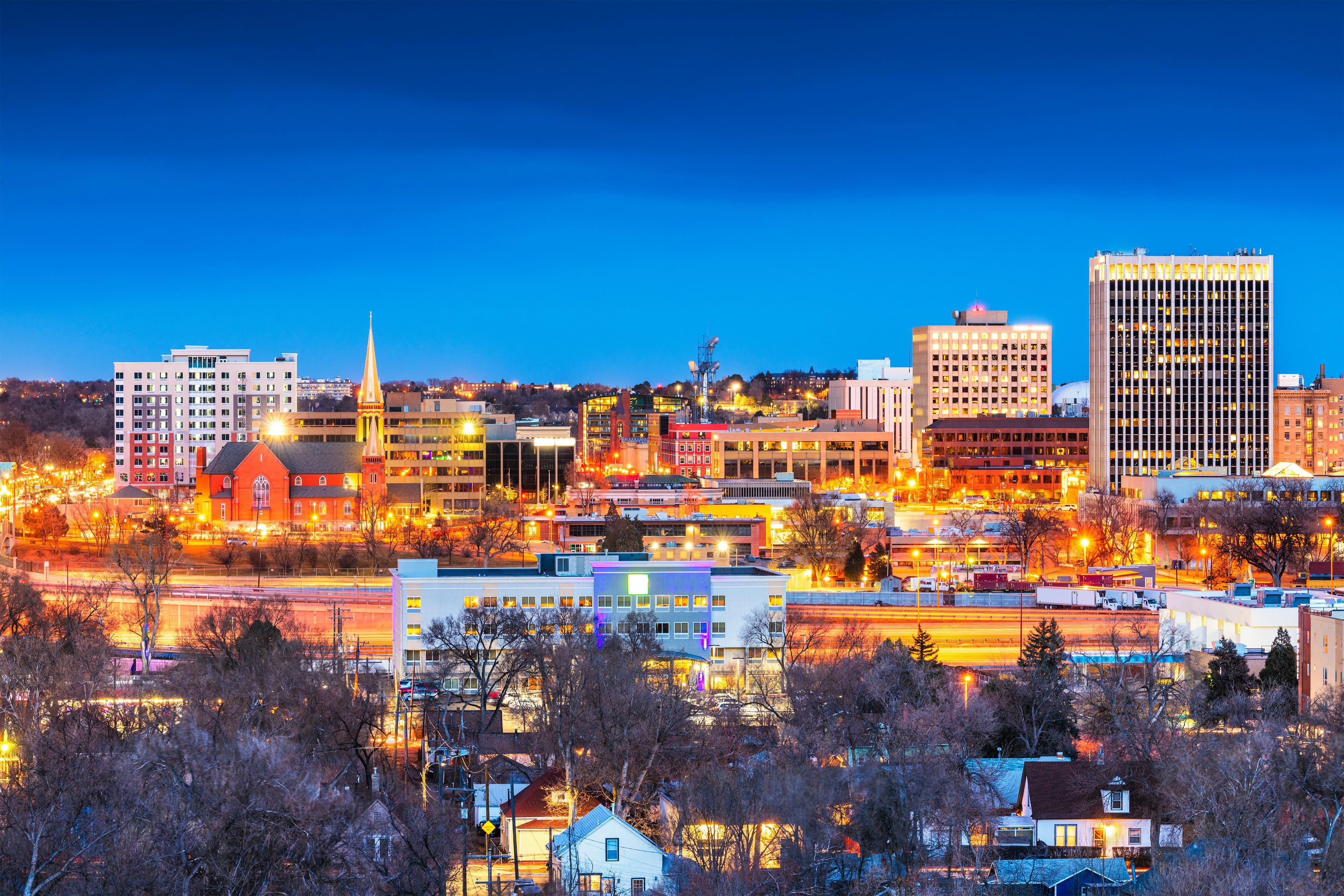 Colorado Springs city view