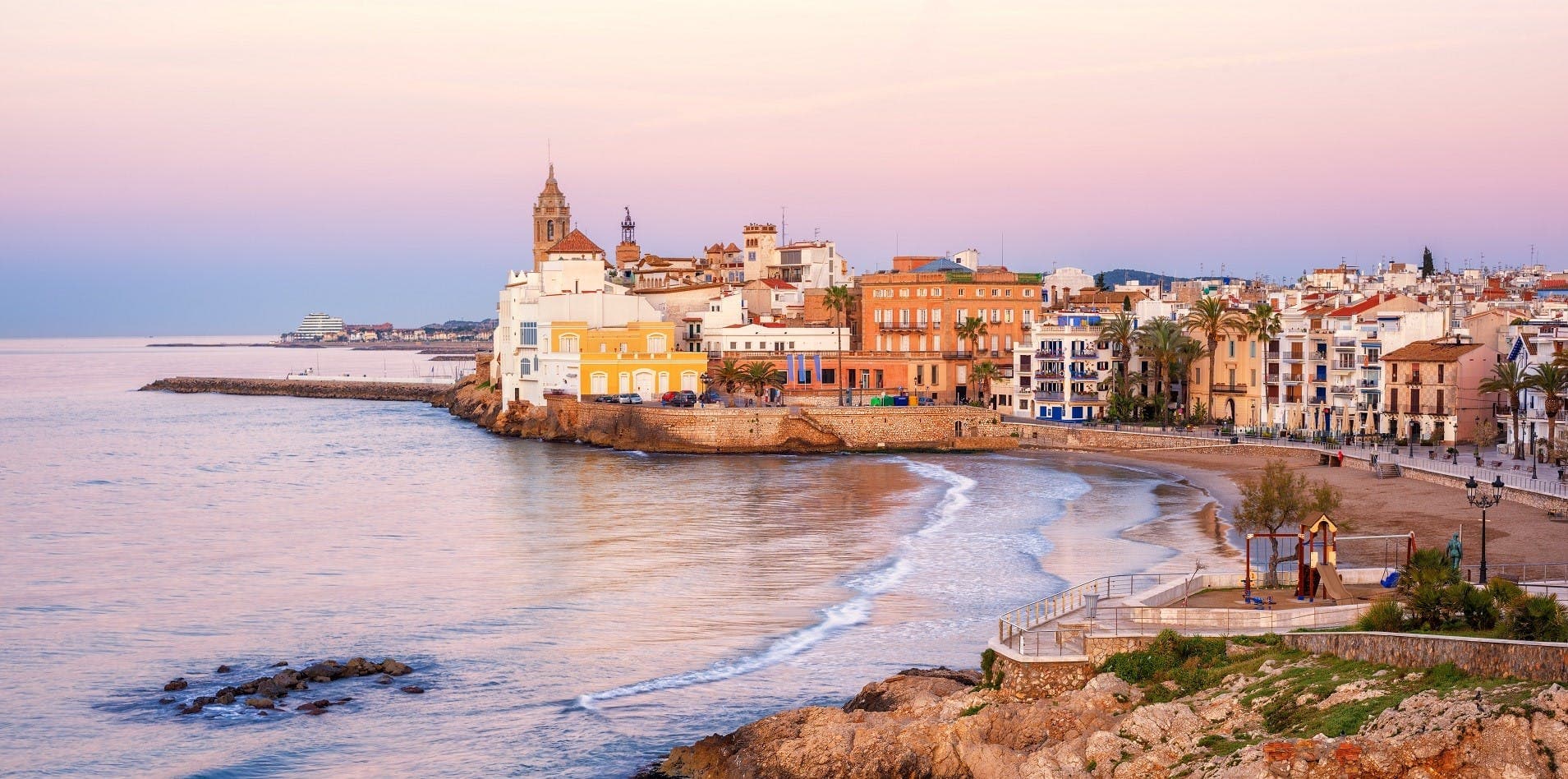 Sitges city view