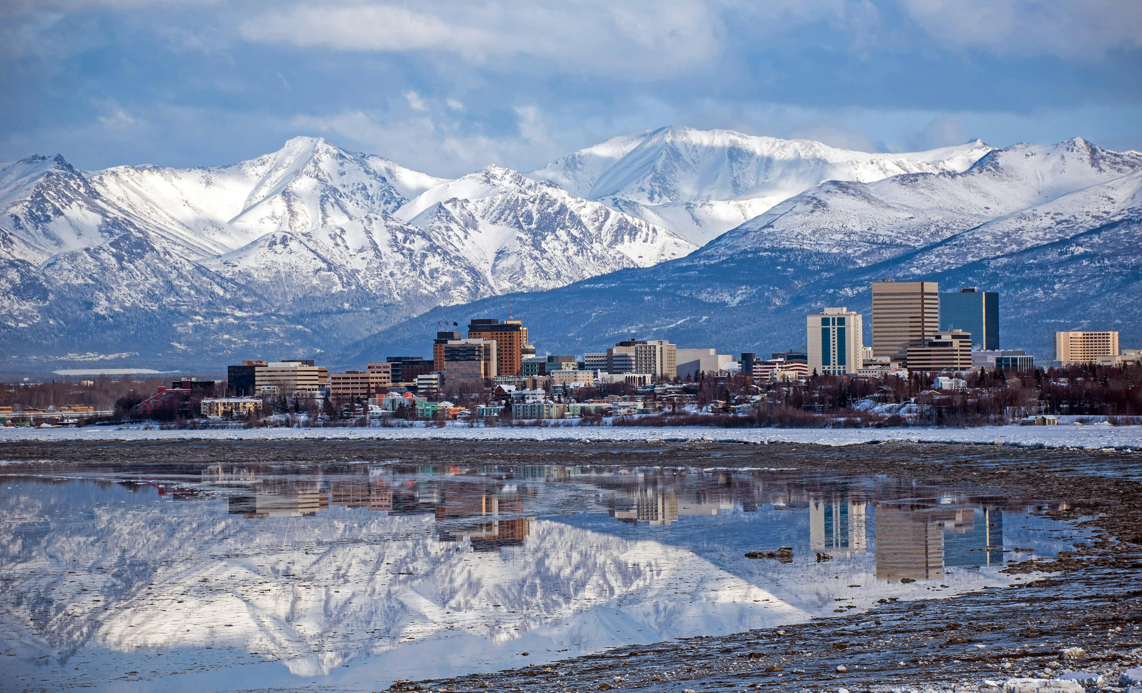 Anchorage city view