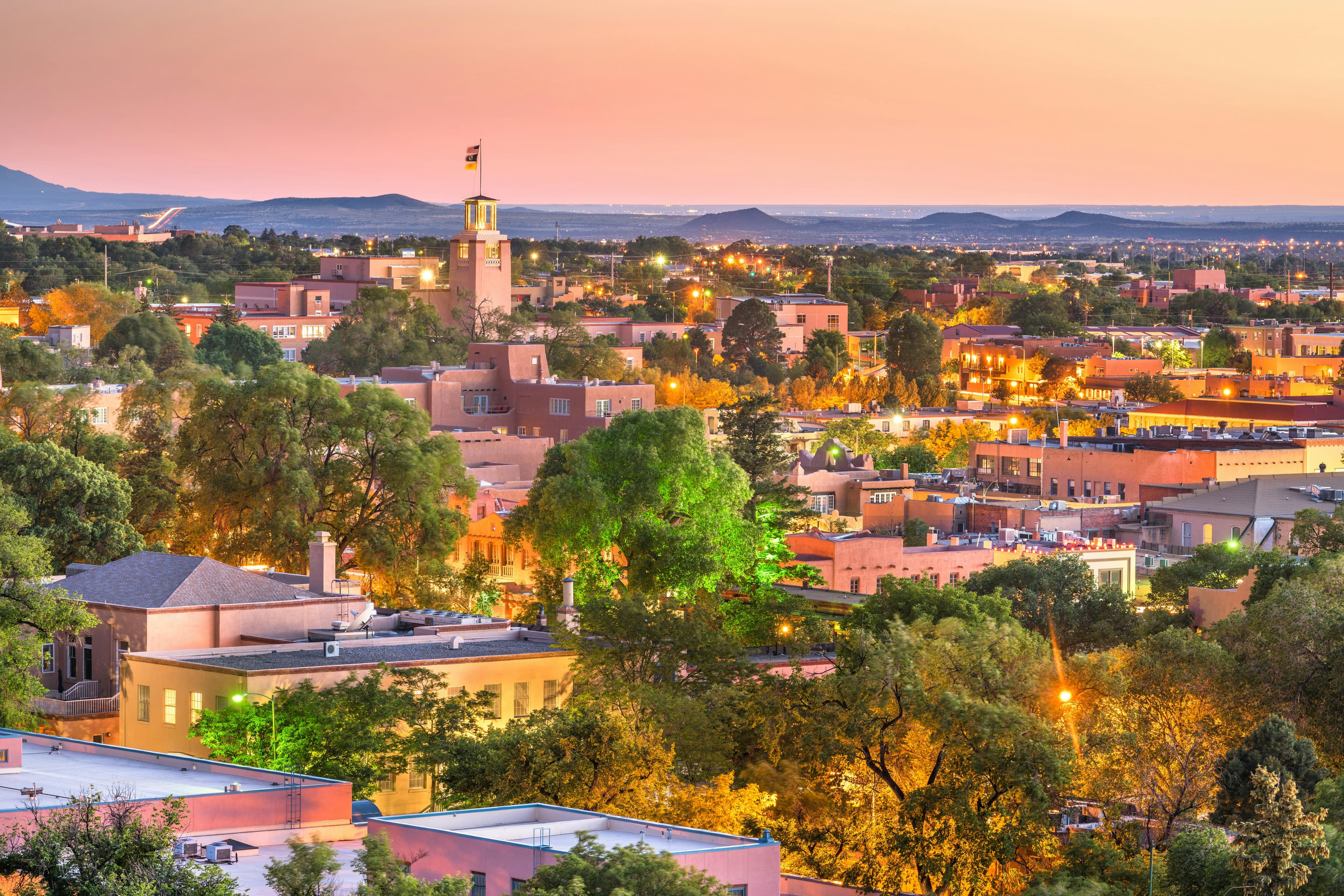 Santa Fe city view