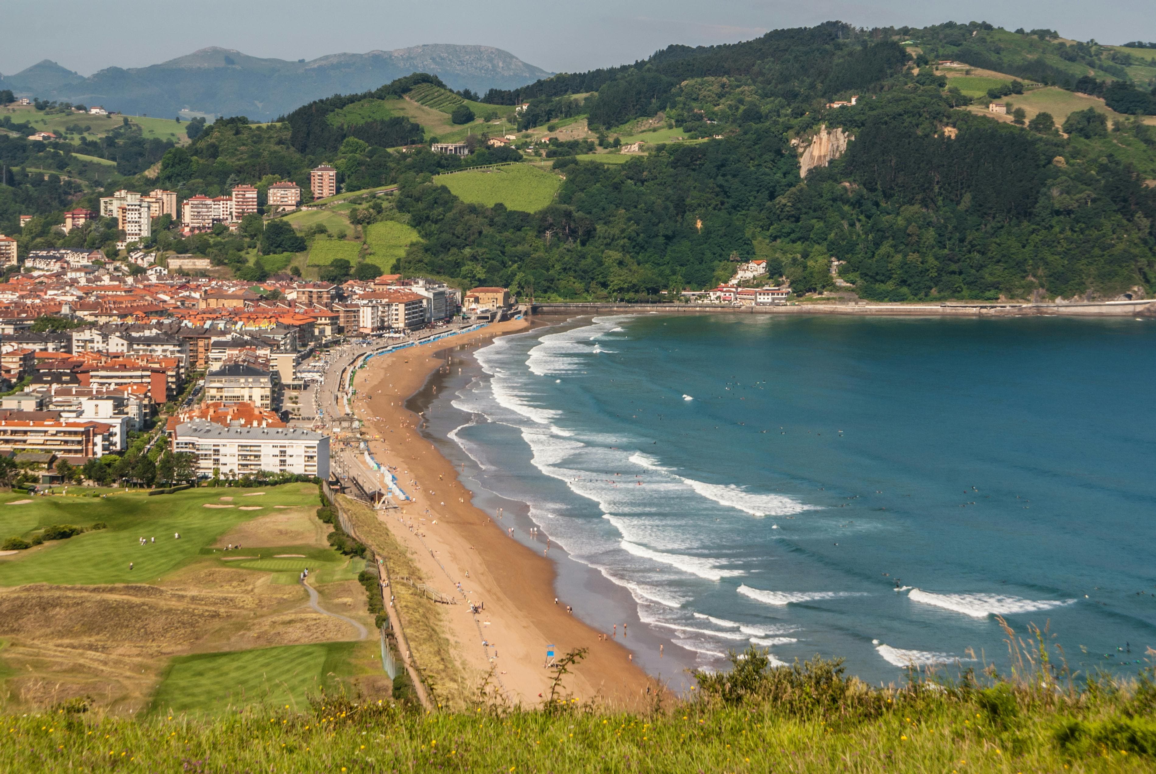 Zarautz city view
