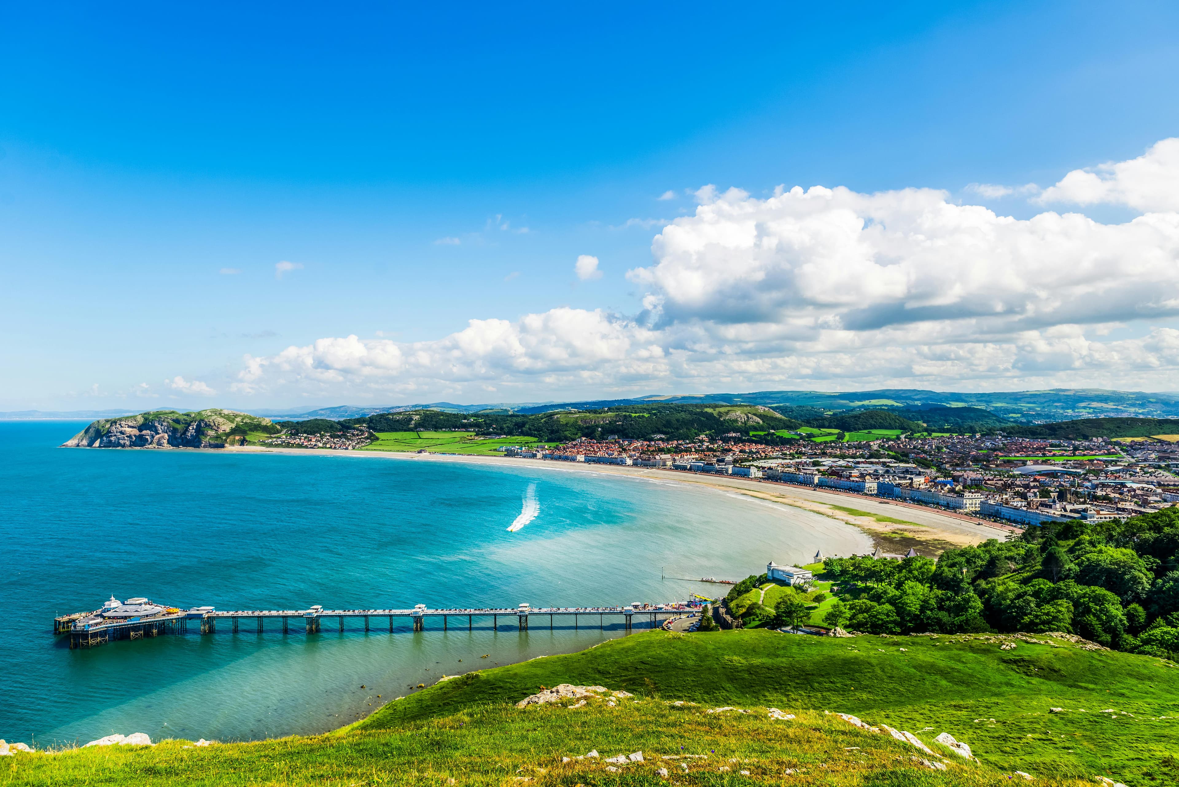 Llandudno city view
