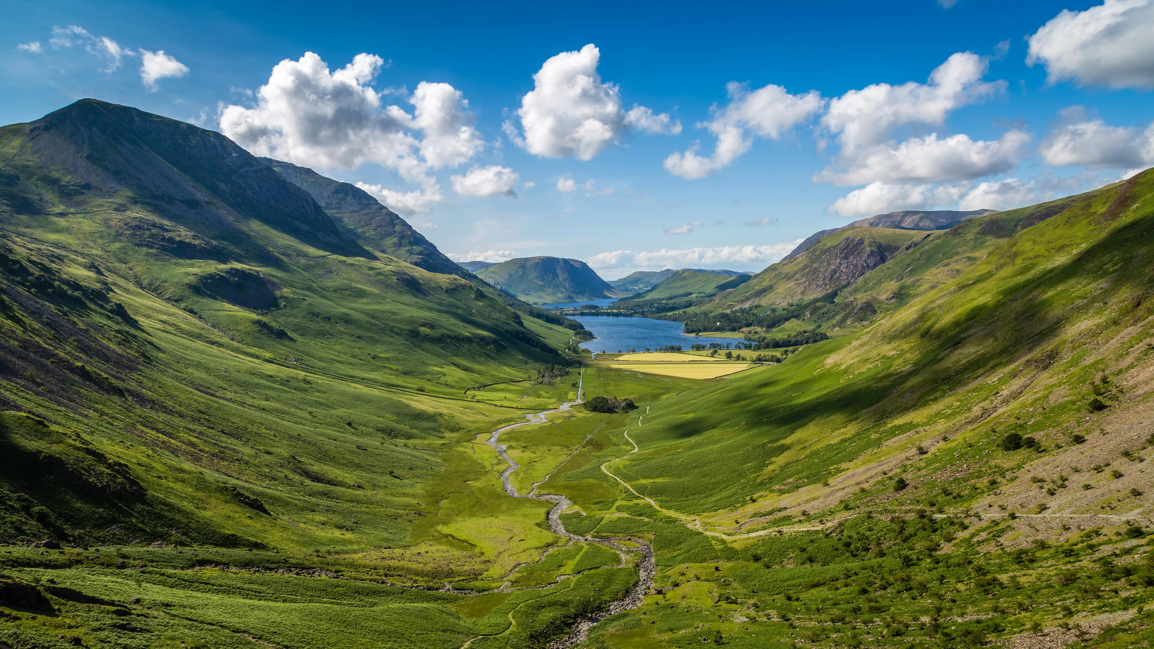 Peak District city view