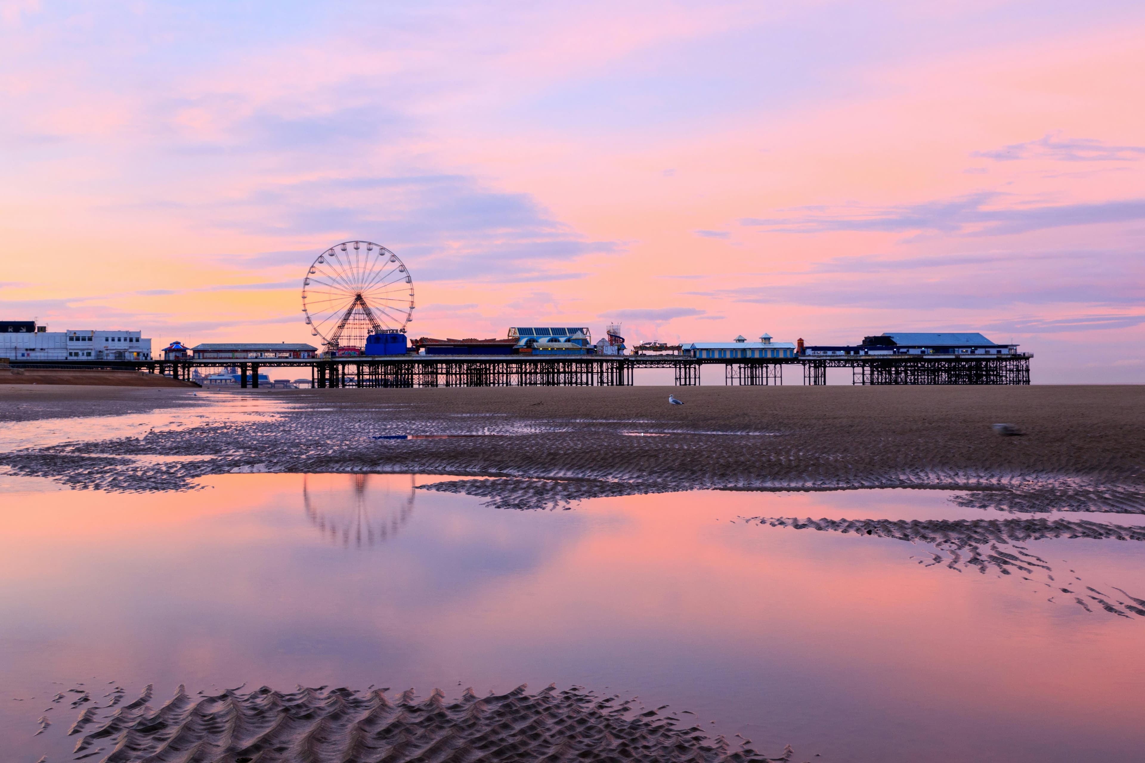Blackpool city view