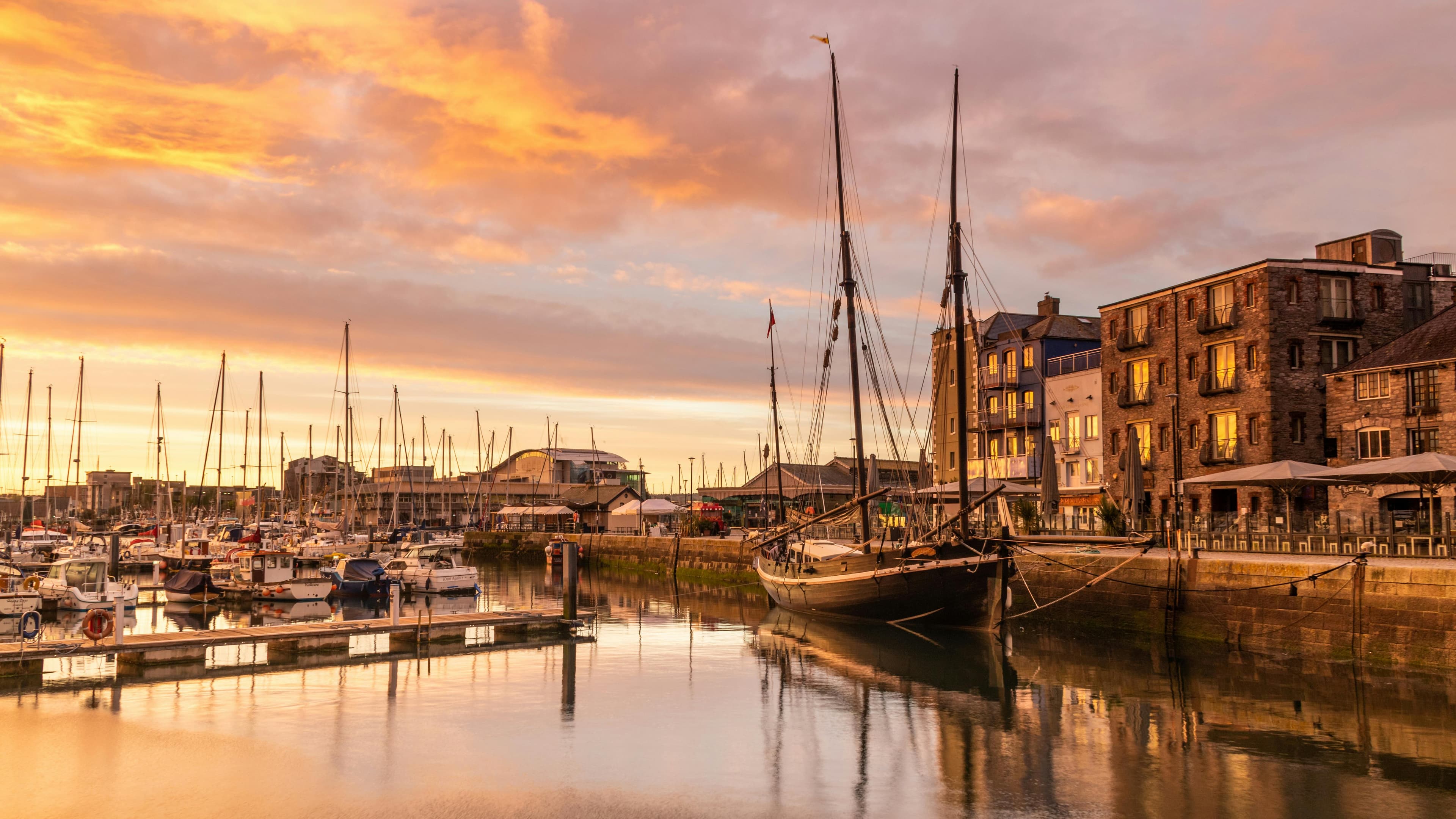 Plymouth city view