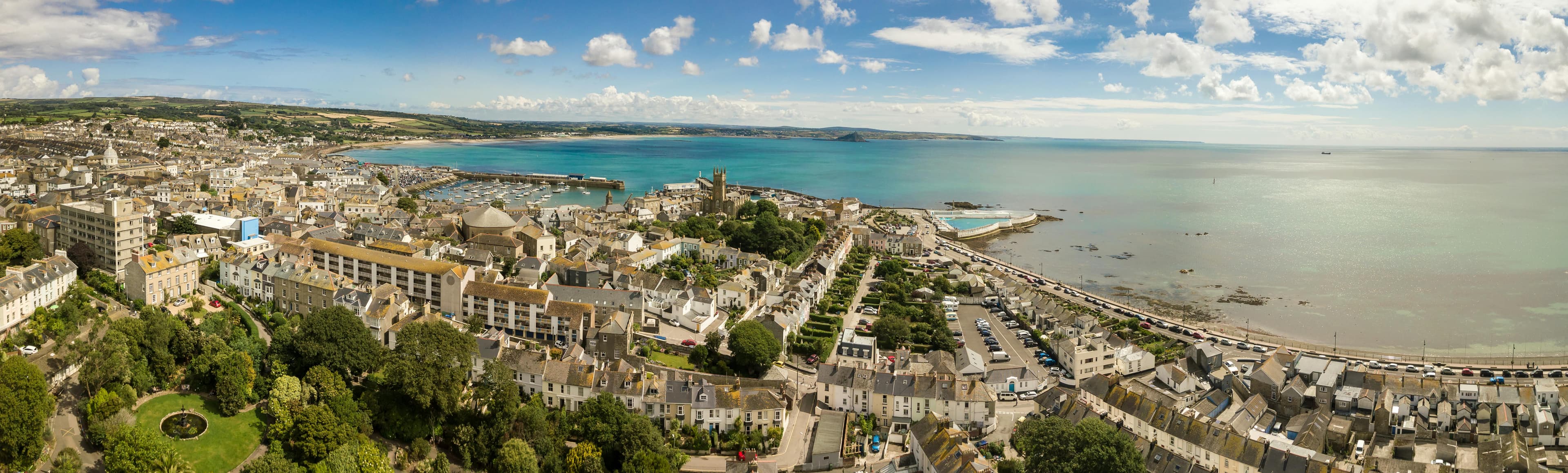 Penzance city view