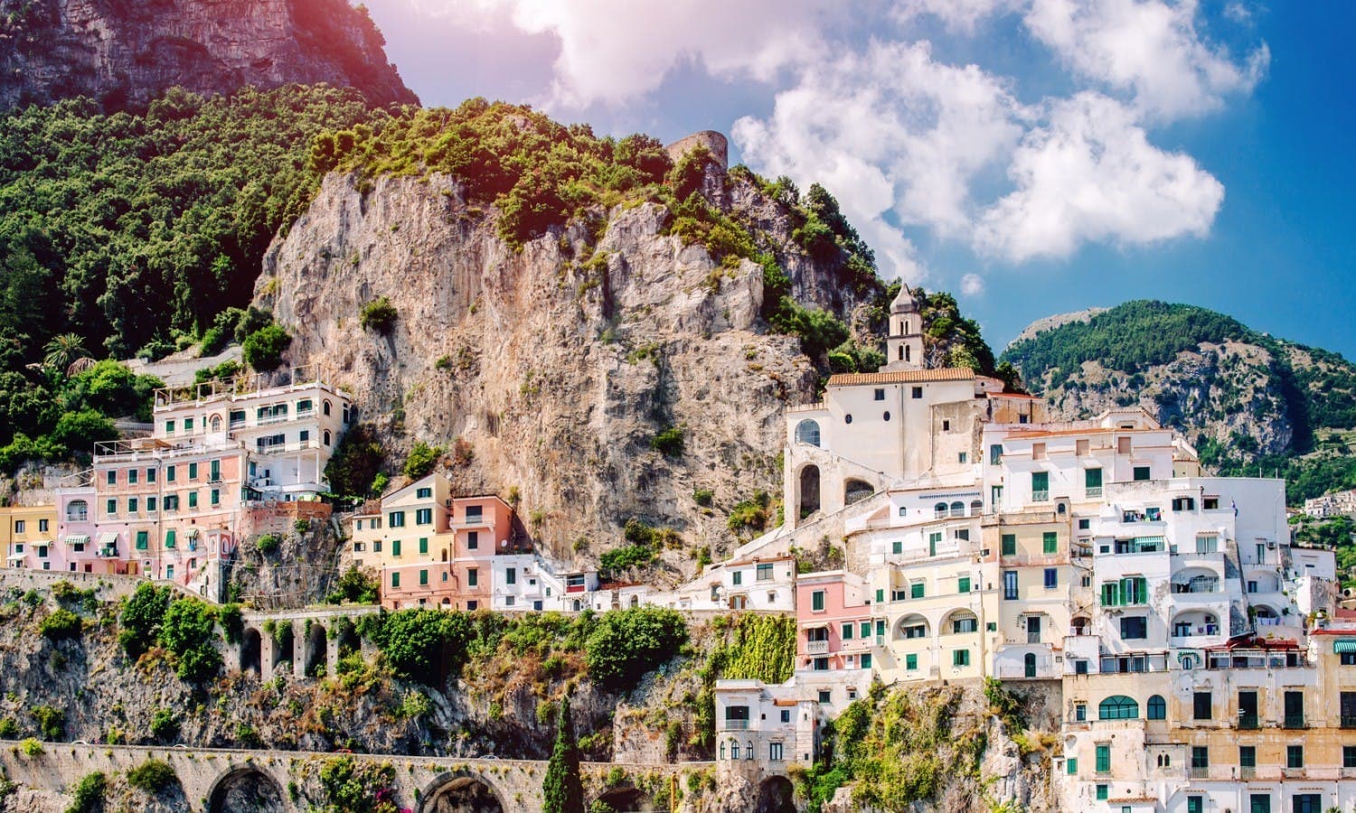 Amalfi Coast city view