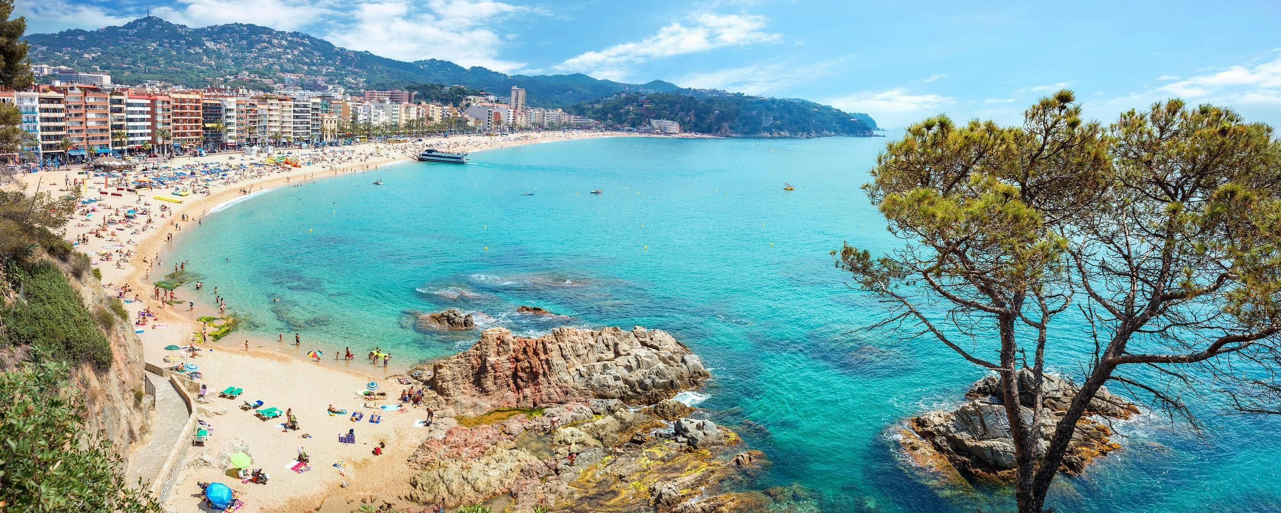 Lloret de Mar city view