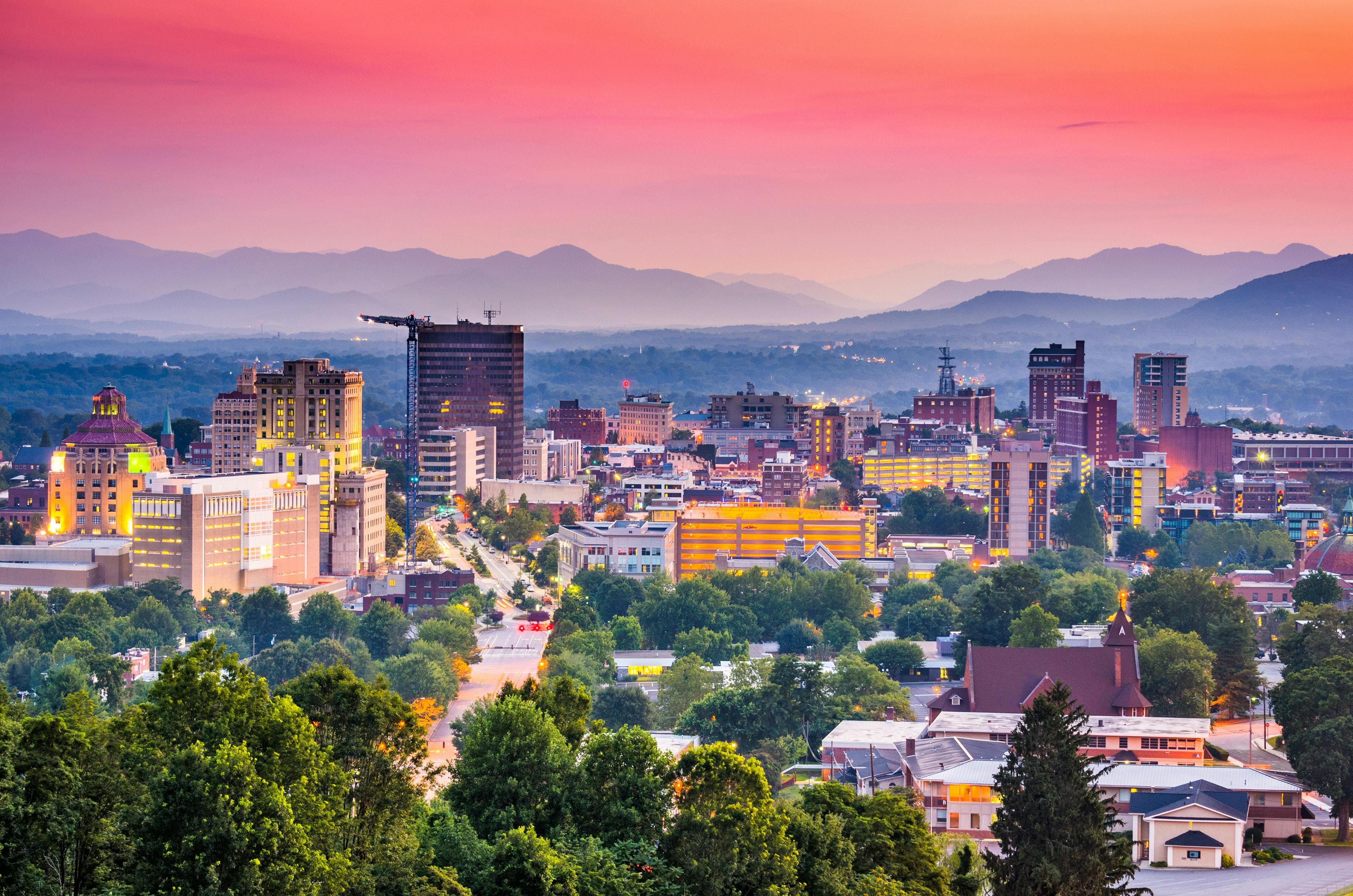 Asheville city view