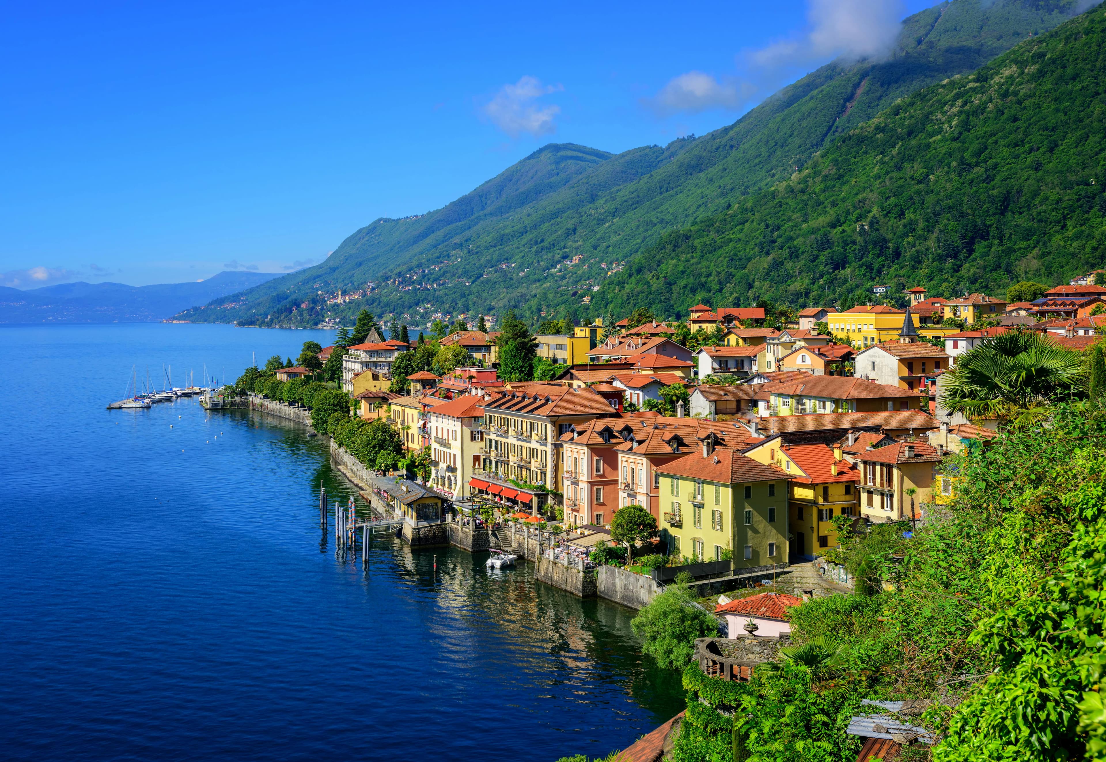 Lake Maggiore city view