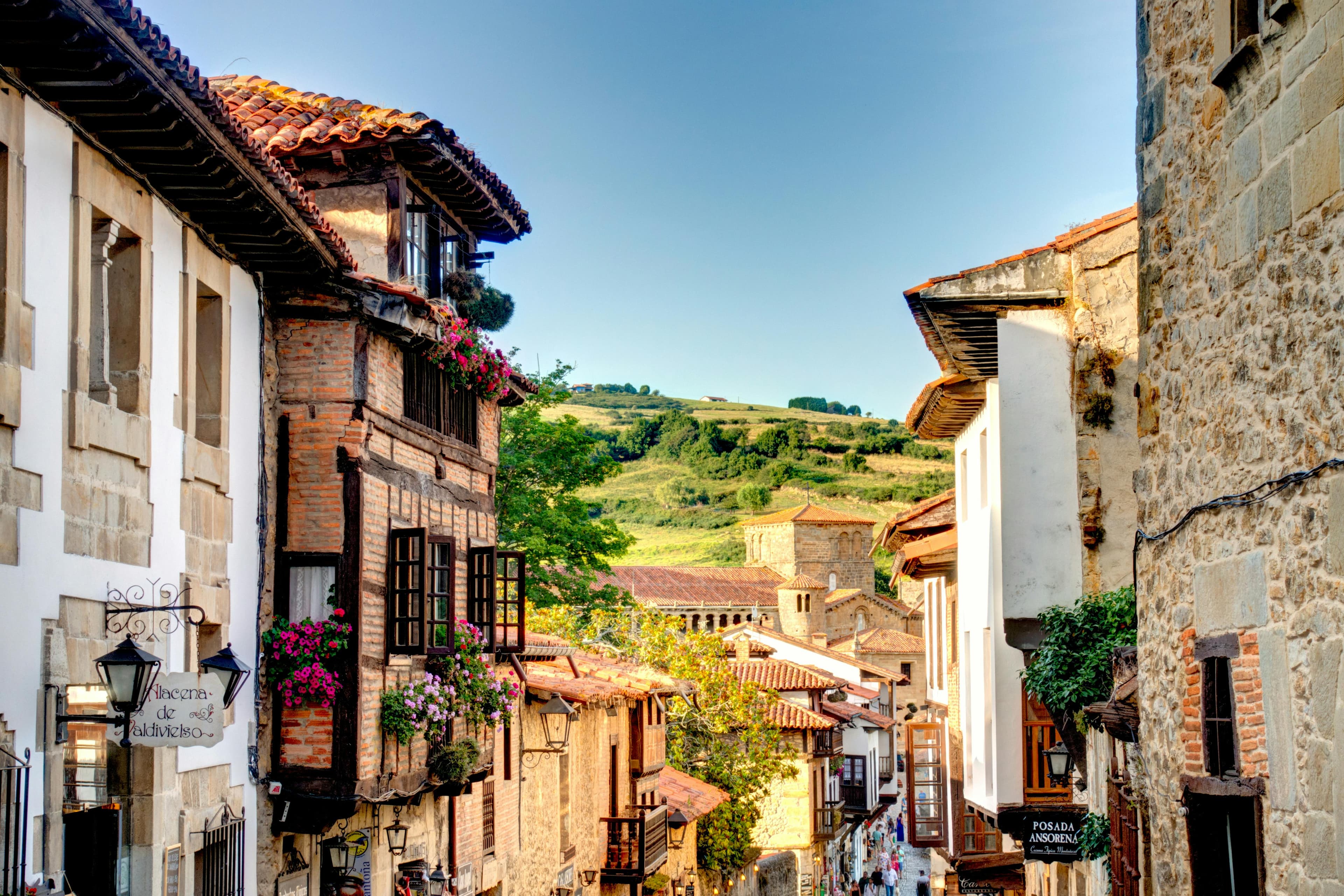 Santillana del Mar city view