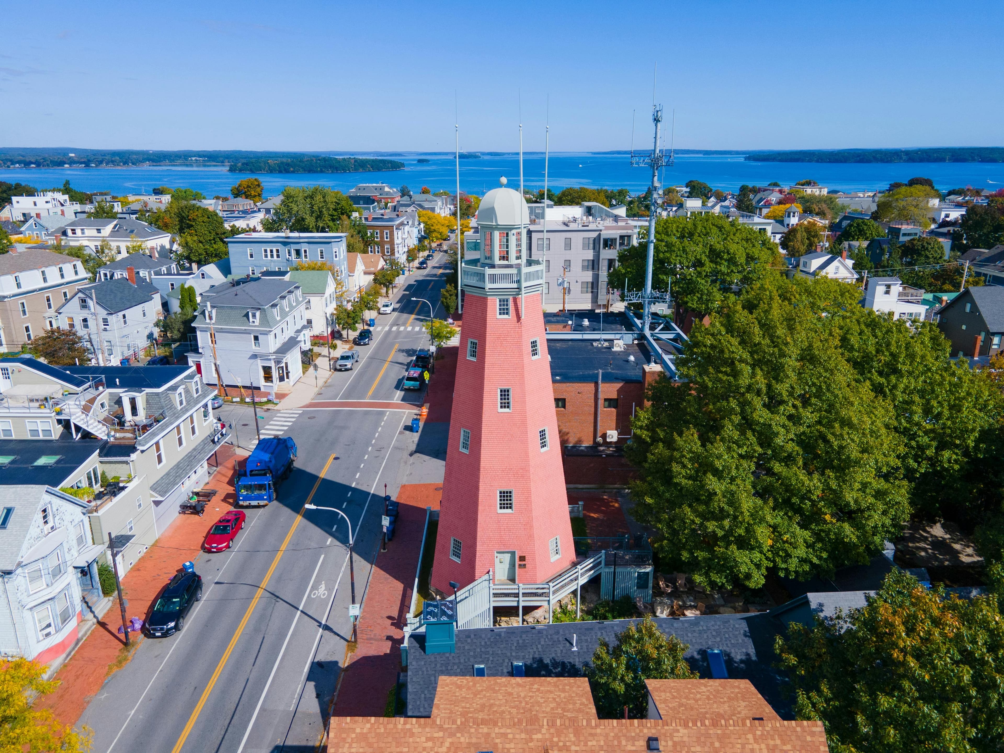 Portland, Maine city view