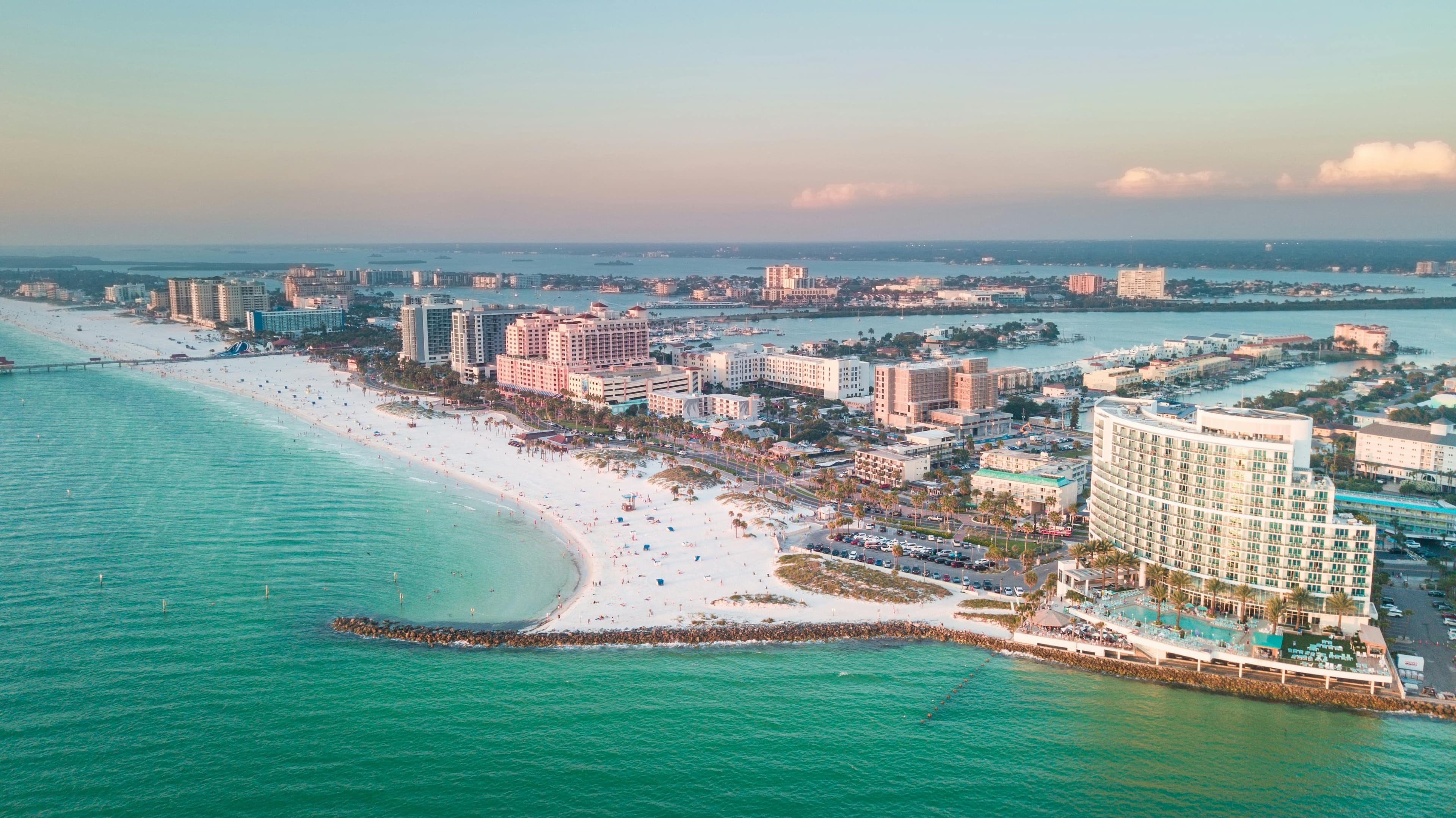 Clearwater Beach city view