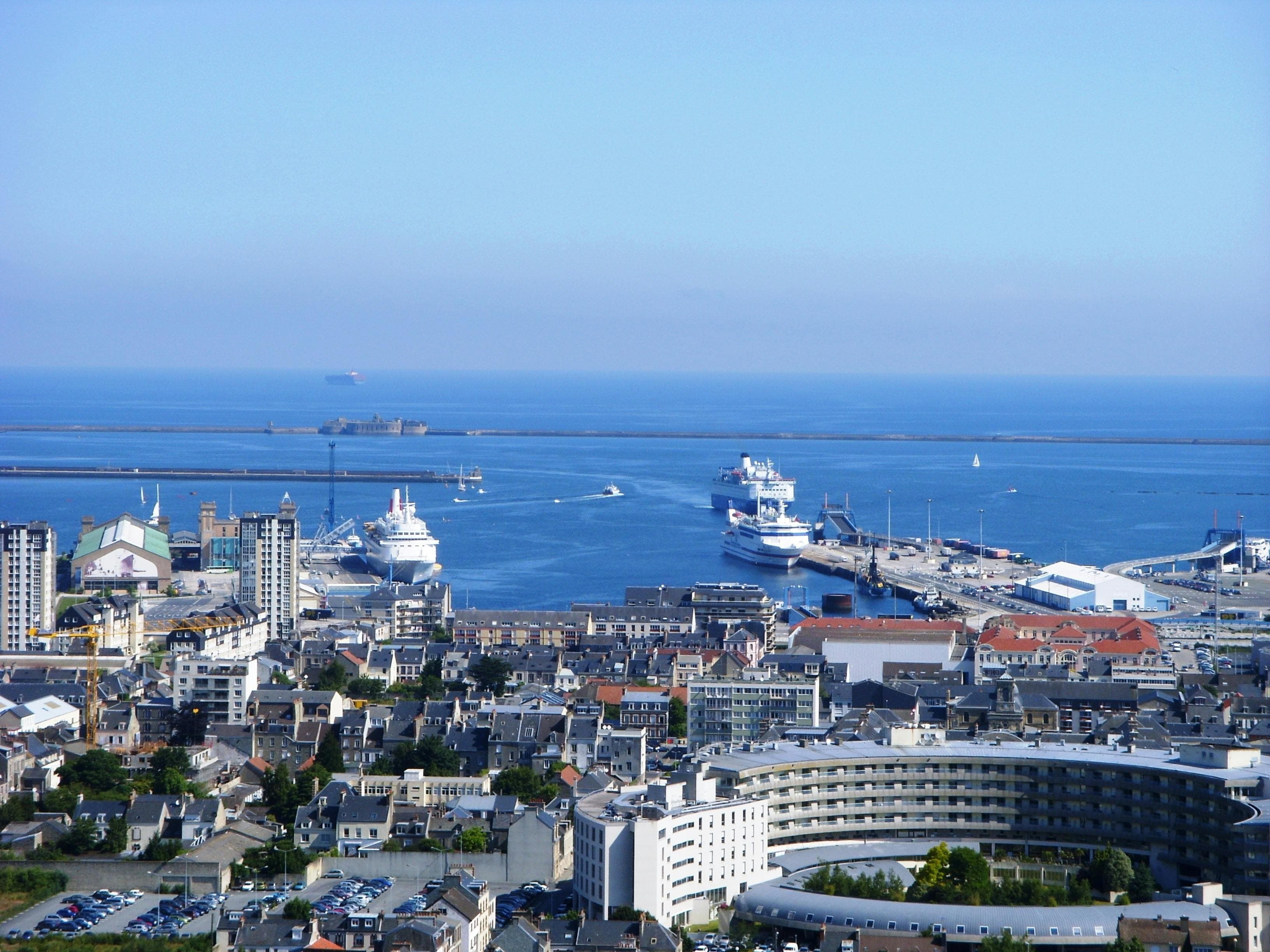 Cherbourg en Cotentin city view