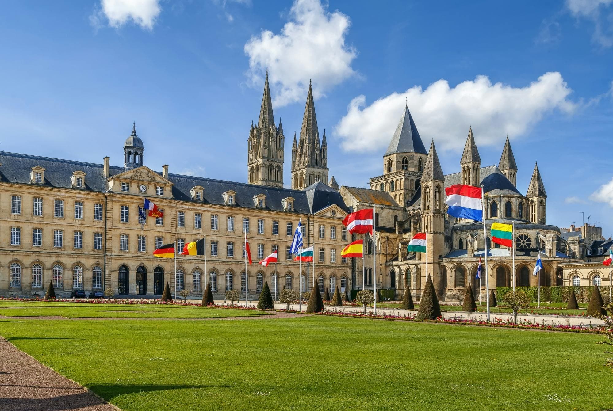 Caen city view