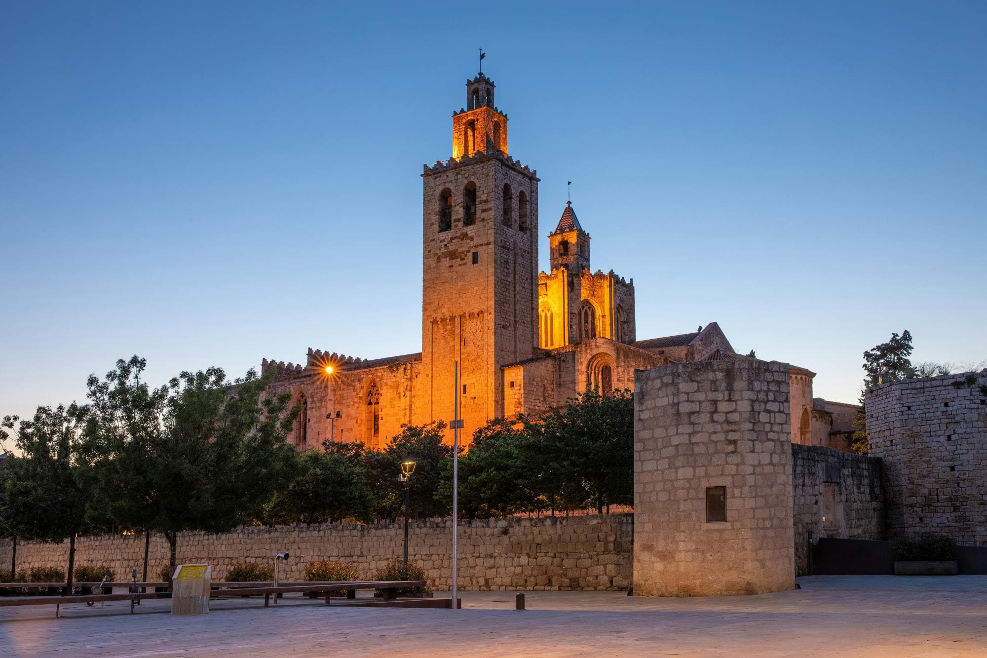 Sant Cugat del Vallès city view