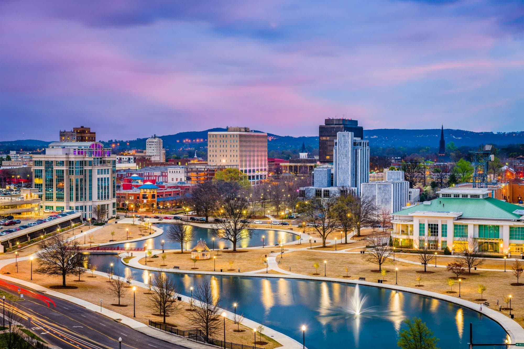 Huntsville city view