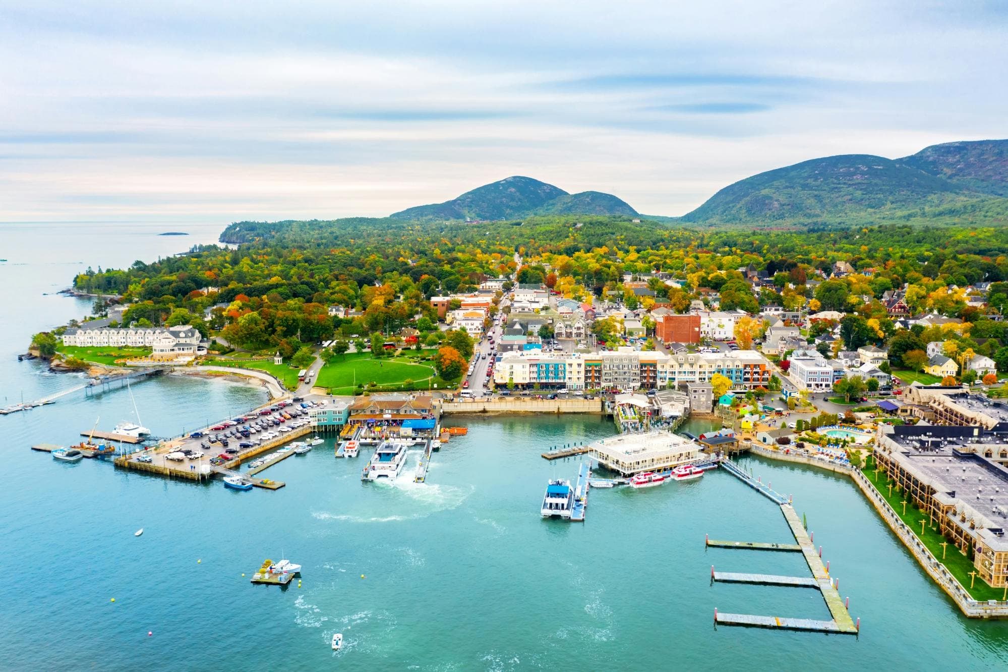 Bar Harbor city view