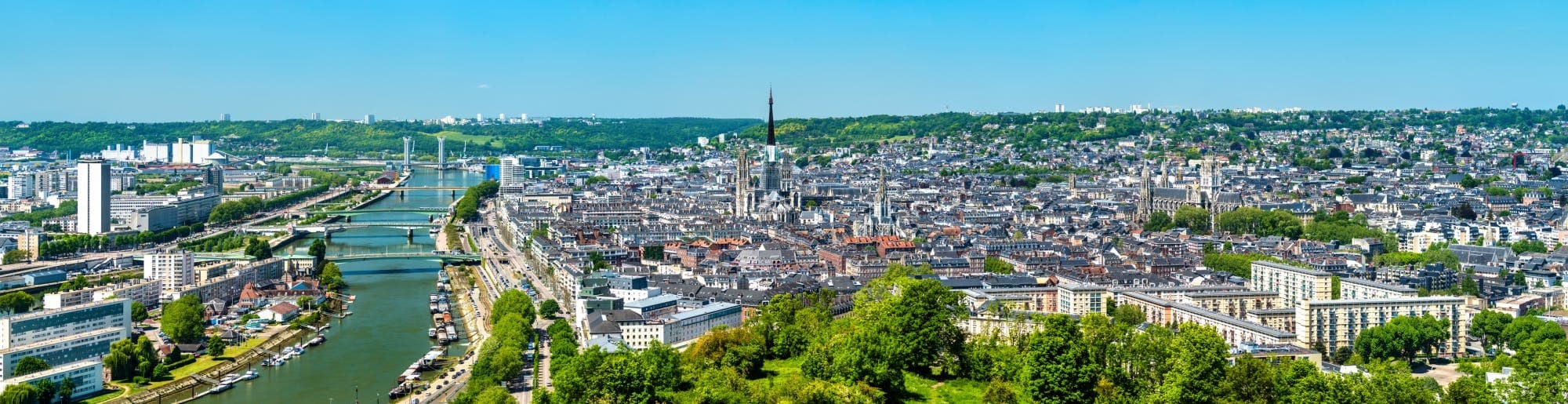 Rouen city view