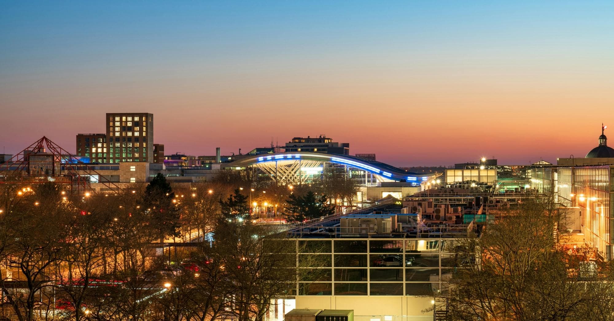 Milton Keynes city view