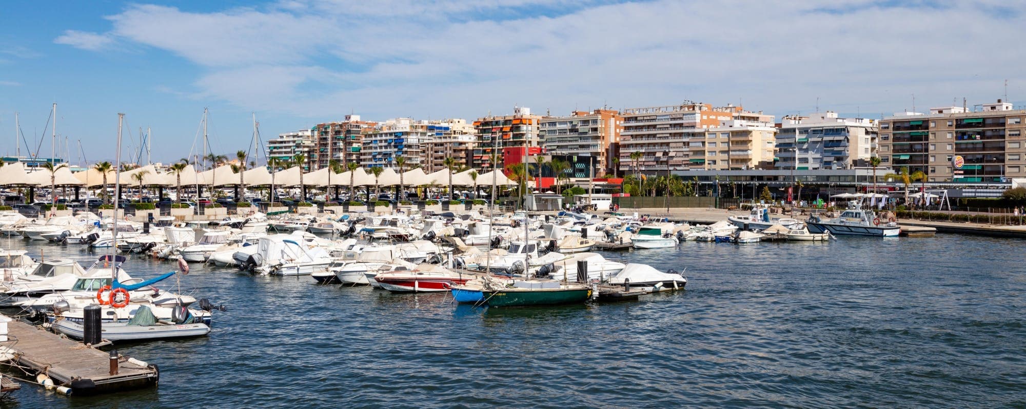 Santa Pola city view