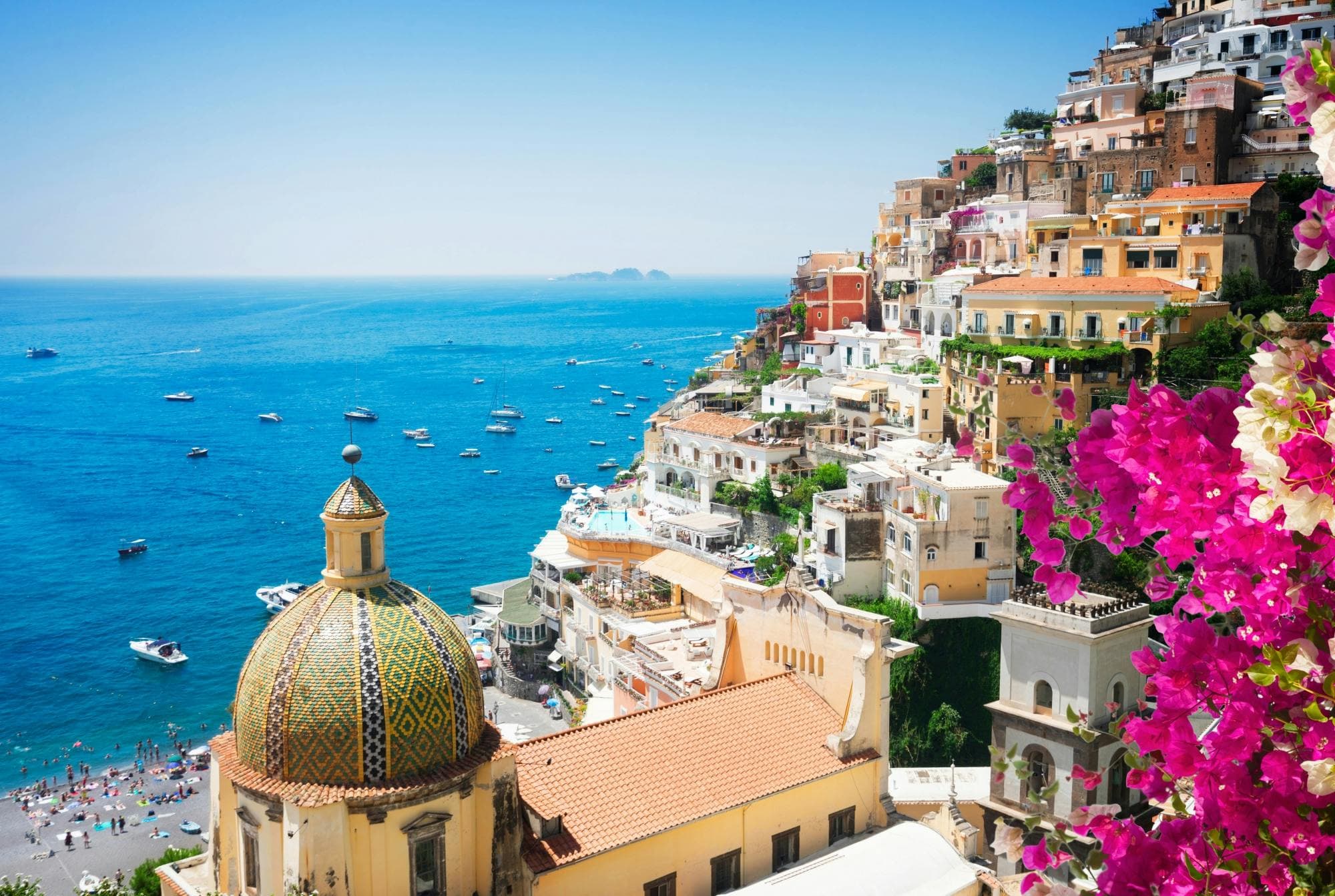Positano city view