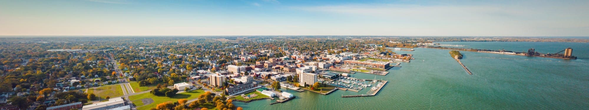Sandusky city view