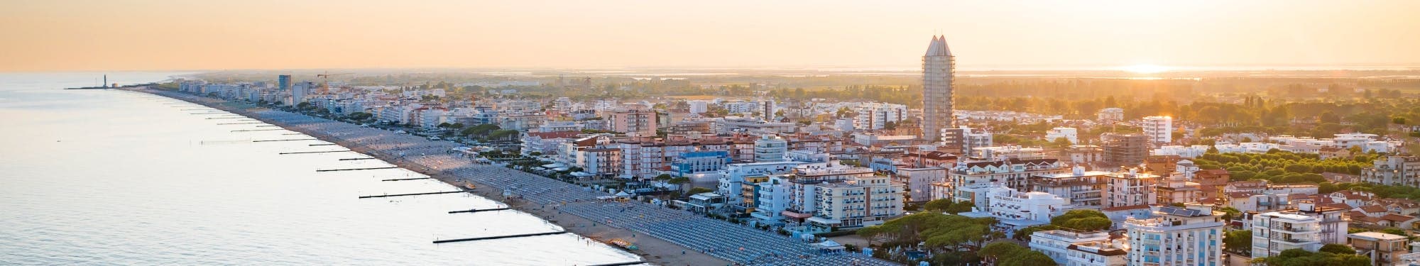 Jesolo city view