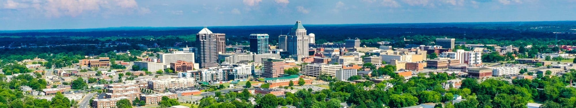 Greensboro city view