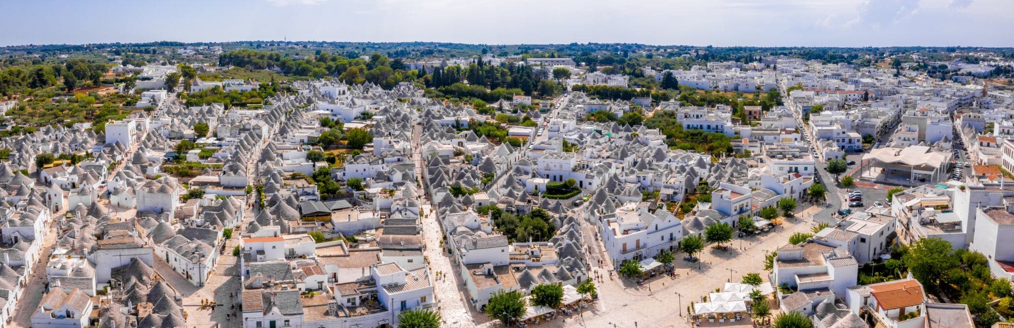 Alberobello city view